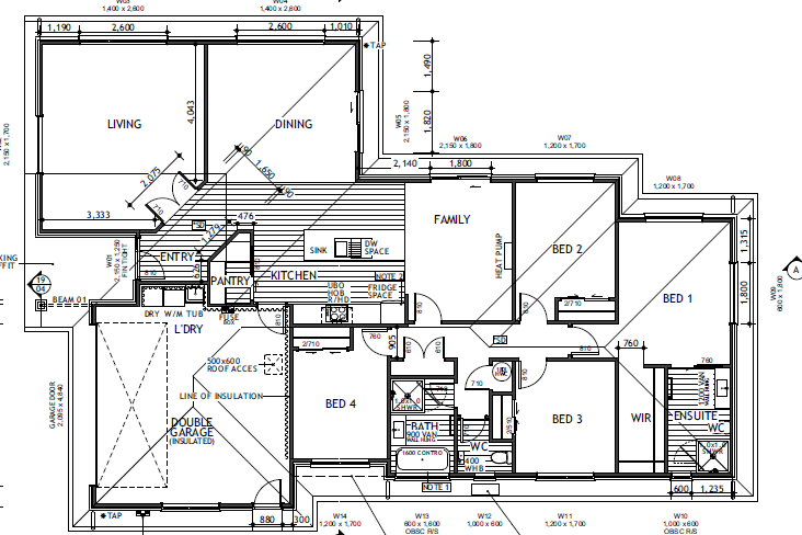 Area plan / lot allocation