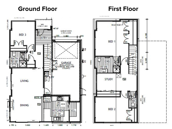 Area plan / lot allocation